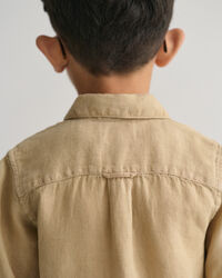 Kids Linen Short Sleeve Shirt