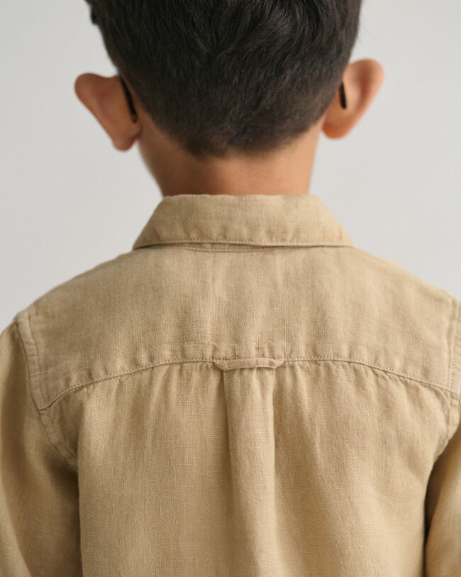Kids Linen Short Sleeve Shirt