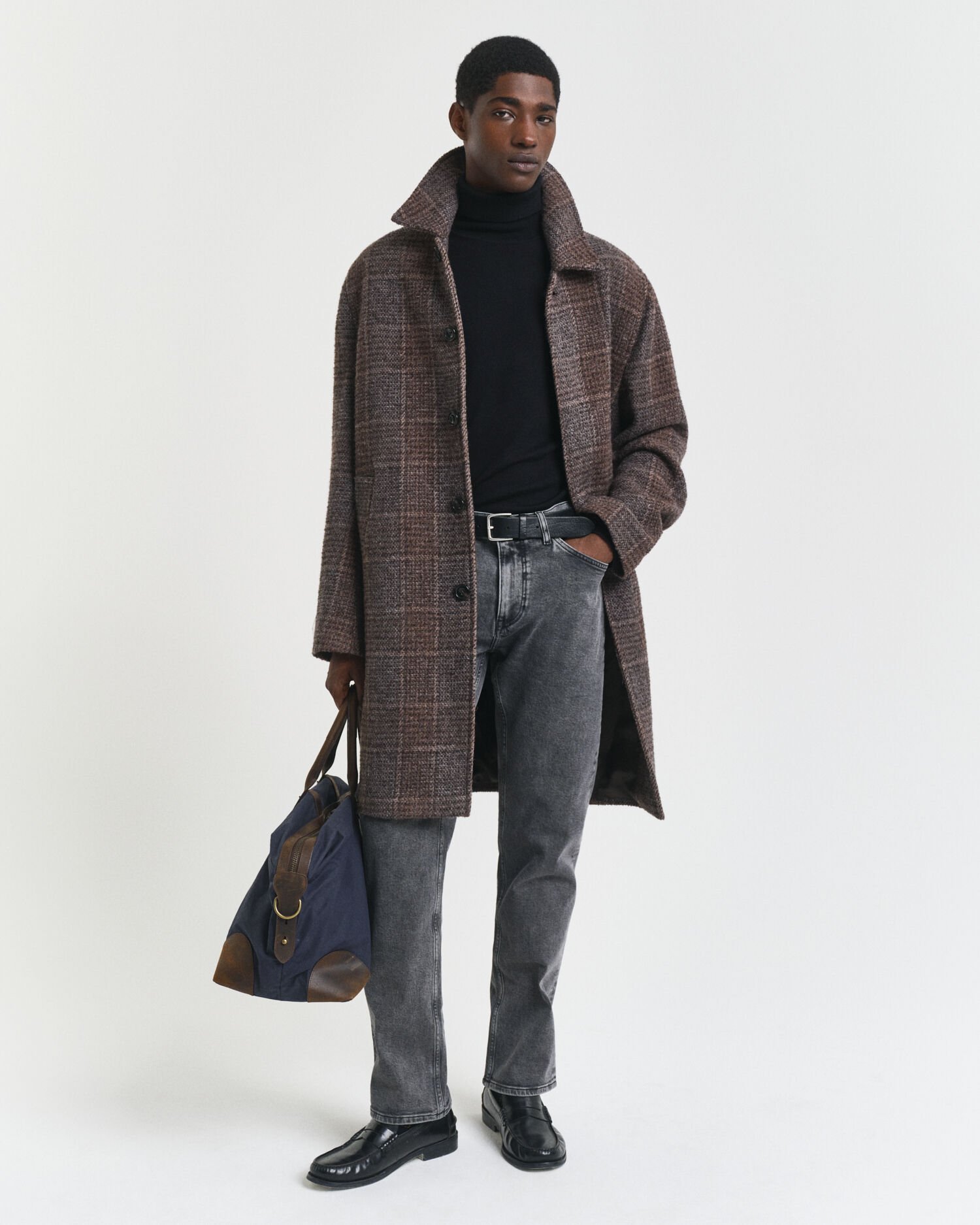 Regular Fit Black Wash Jeans