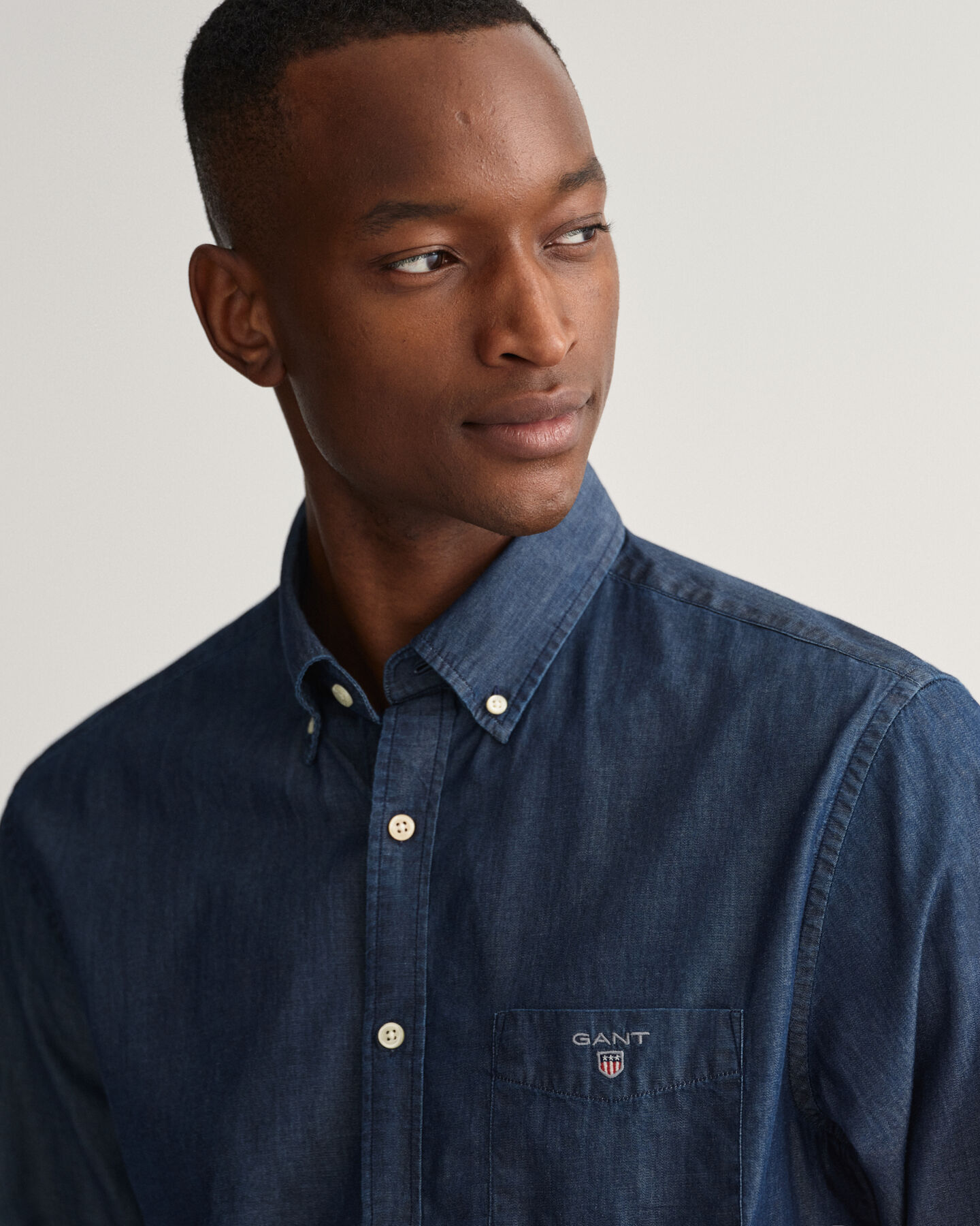 Regular Fit Indigo Shirt