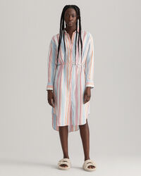 Multistripe Shirt Dress