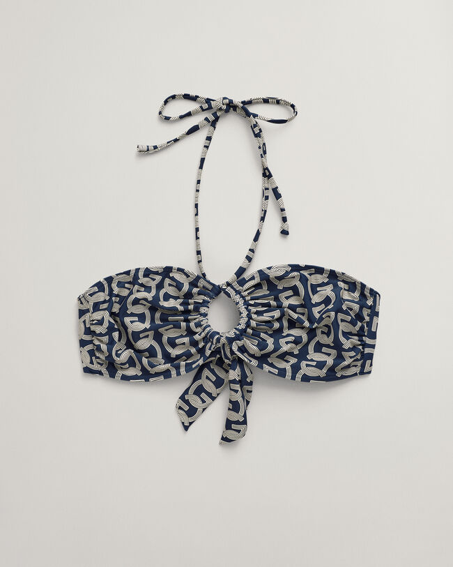 G Patterned Bandeau Top