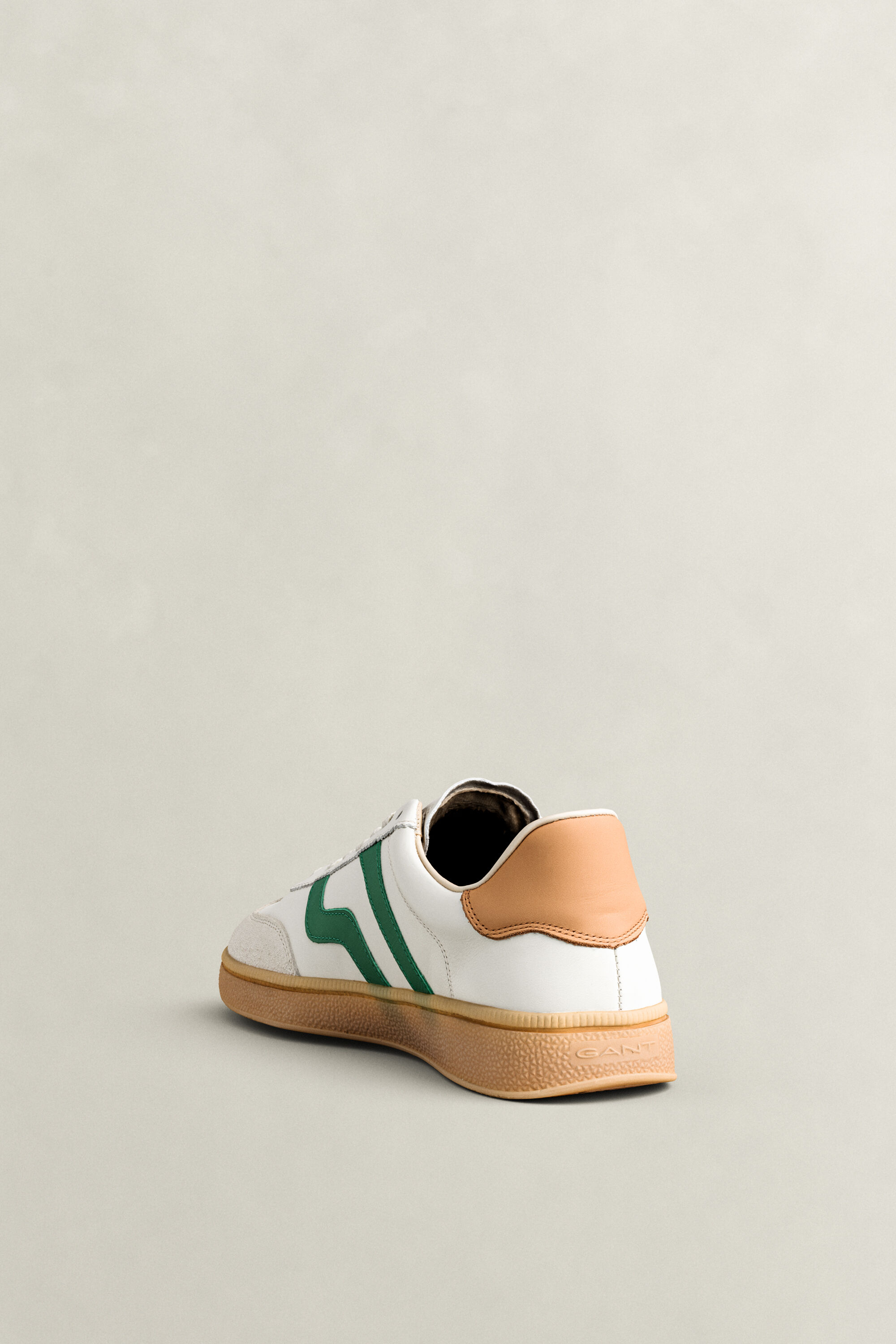 Cuzmo Leather Sneakers — EGGSHELL