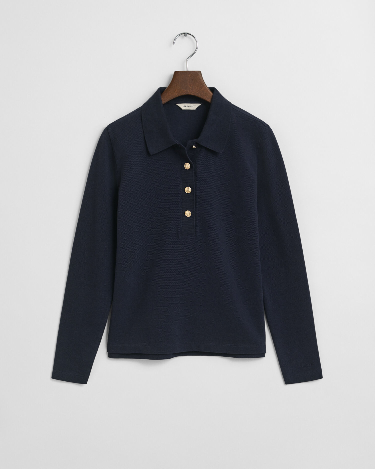 Long Sleeve Piqué Polo Shirt