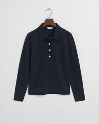Long Sleeve Piqué Polo Shirt