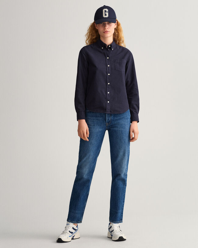 Regular Fit Garment-Dyed Oxford Shirt