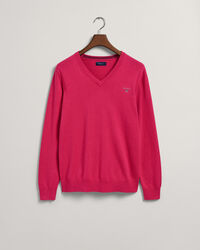 Classic Cotton V-Neck Sweater