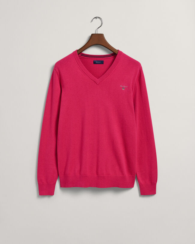 Classic Cotton V-Neck Sweater