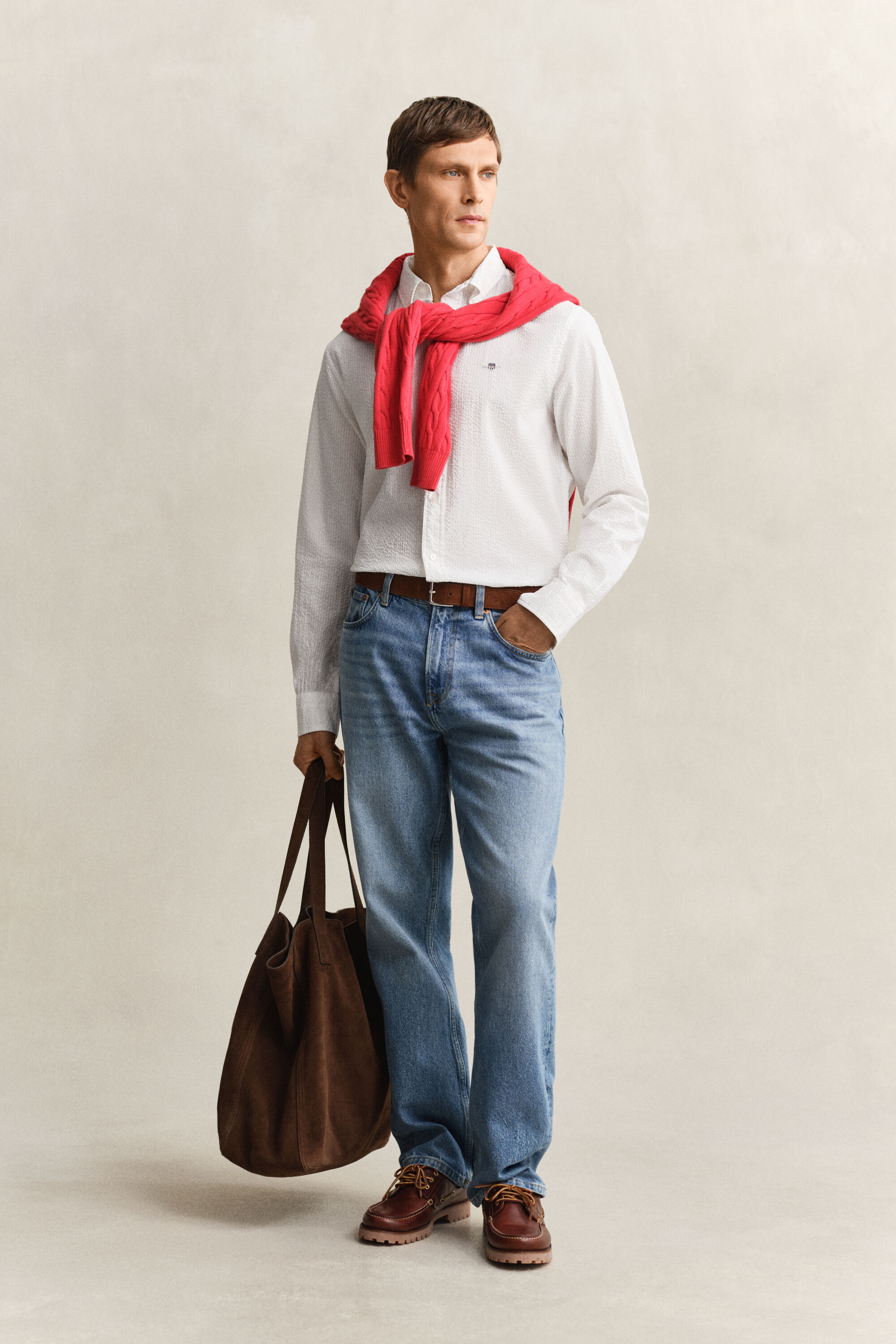 Regular Fit Seersucker Shirt