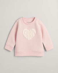 Baby Heart Graphic Crew Neck Sweatshirt