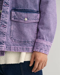 Garment-Dyed Denim Overshirt