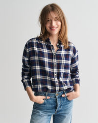 Relaxed Fit Checked Flannel Shirt