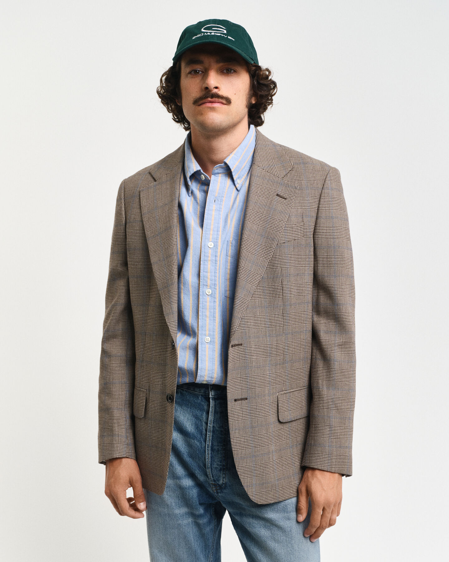 Regular Fit Glen Check Blazer