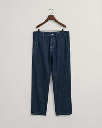 Relaxed Fit Cotton Linen Jeans