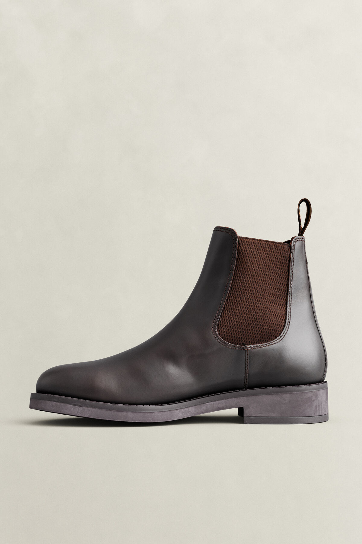 Prepdale Leather Chelsea Boots — DARK BROWN
