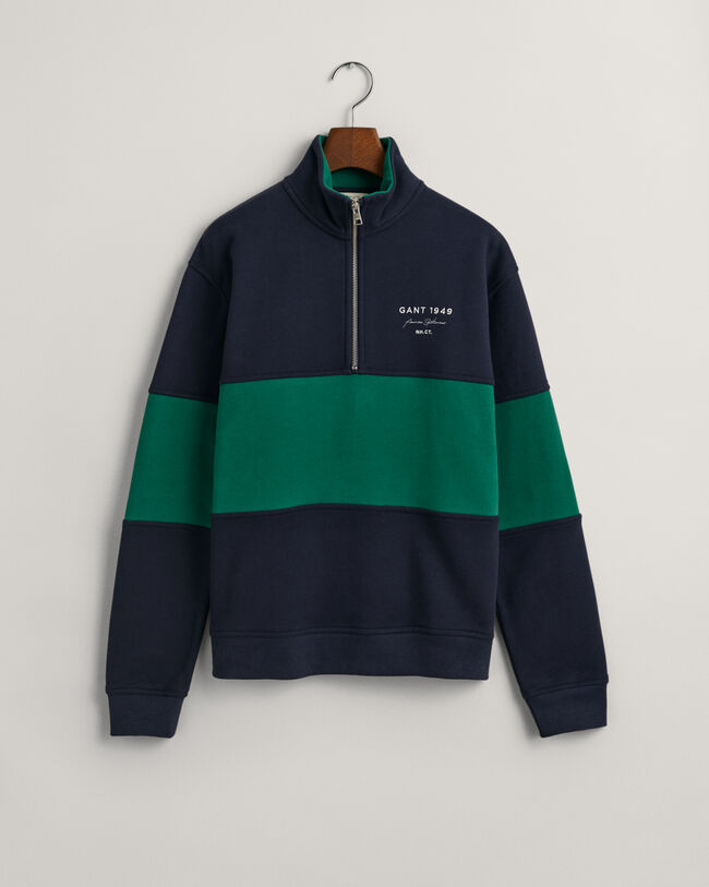 Teens Color Blocked Half-Zip Sweatshirt