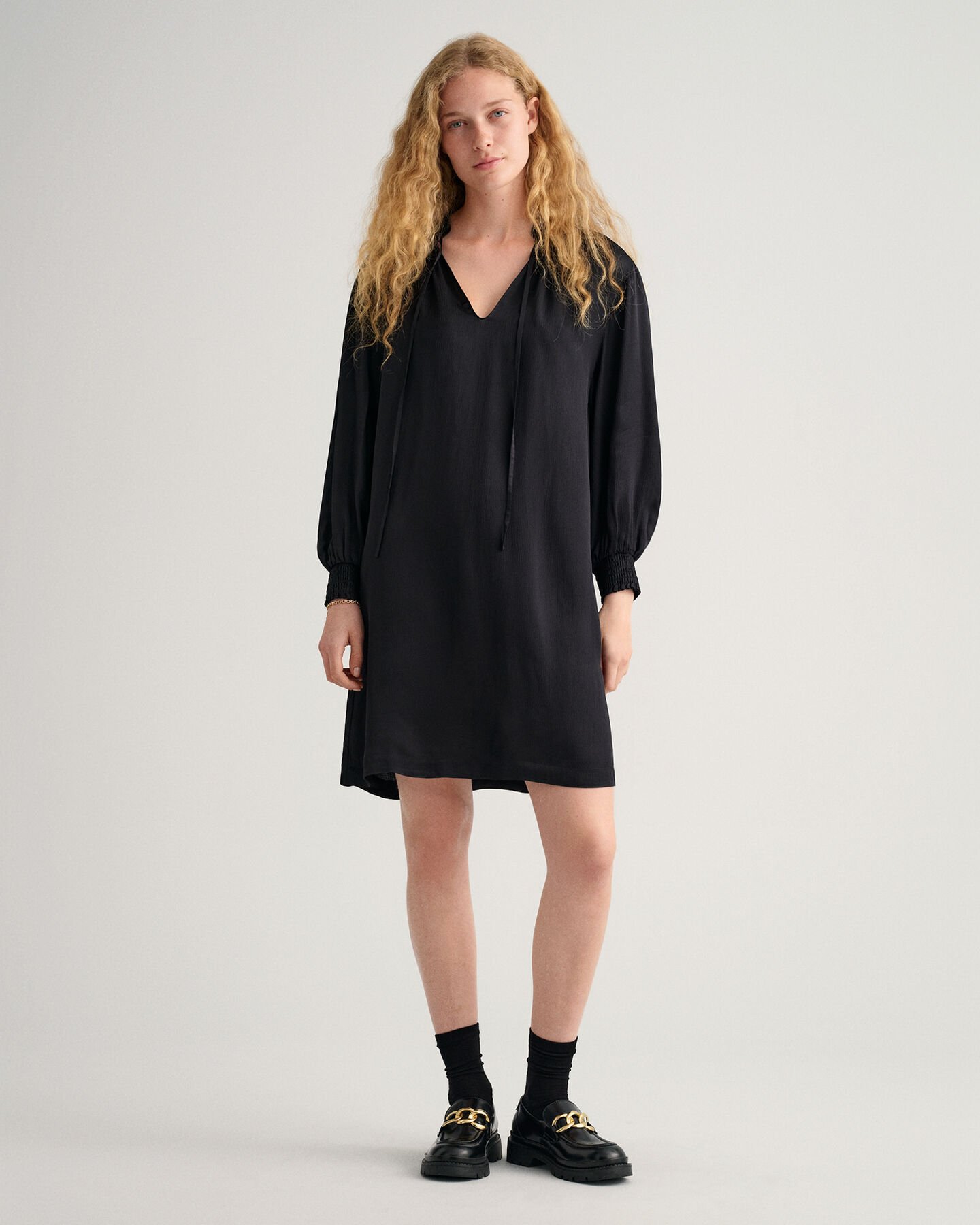 Stand Collar Dress
