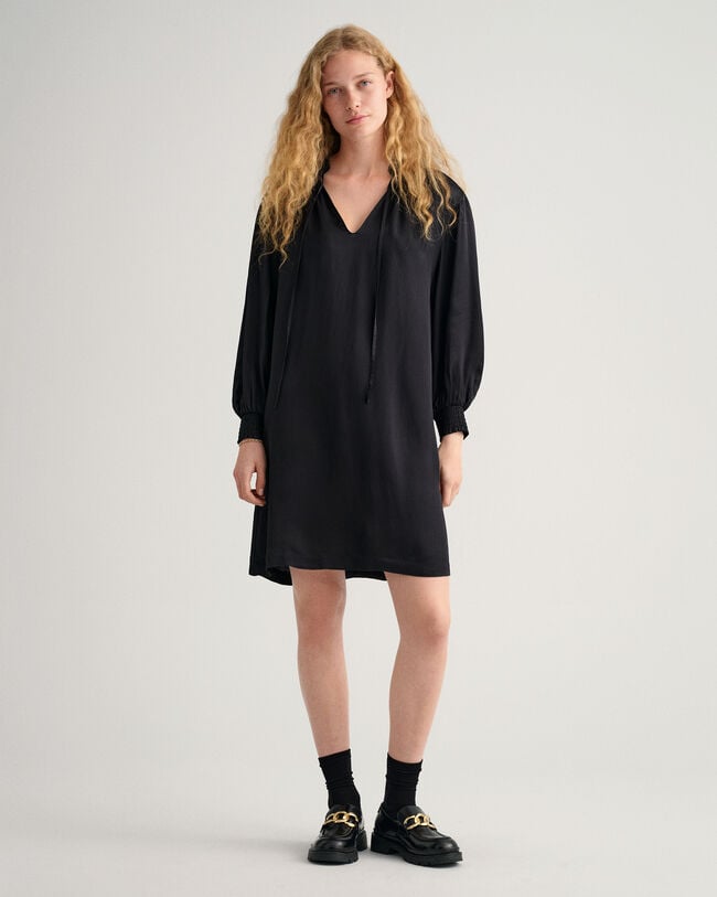 Stand Collar Dress
