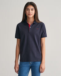 Teens Contrast Piqu&eacute; Polo Shirt