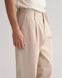 Slim Fit Fit Pleated Twill Chinos