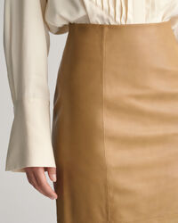 Leather Pencil Skirt