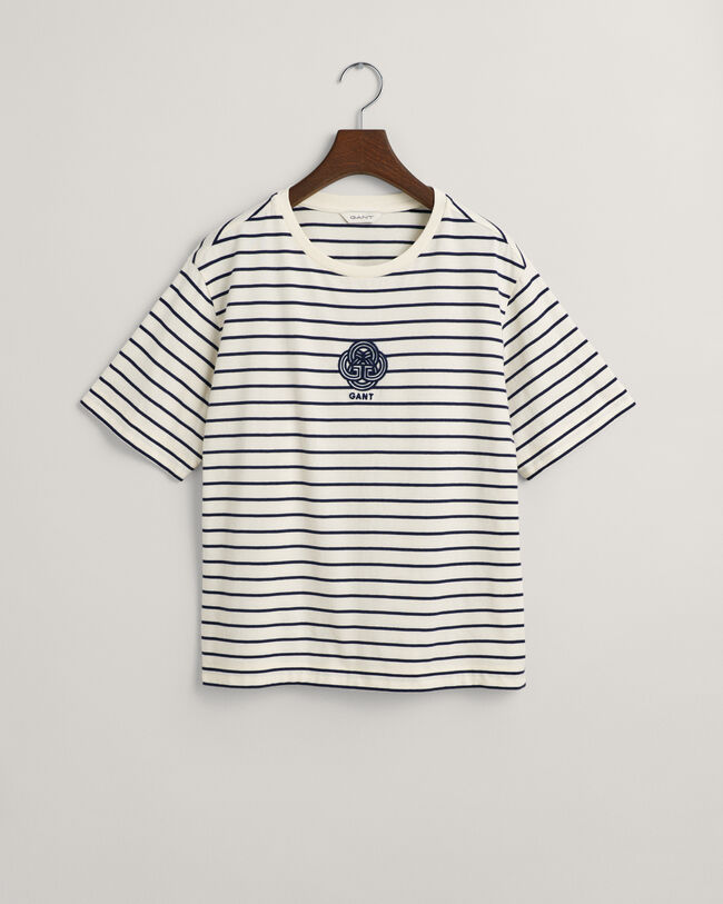 Striped Monogram T-Shirt