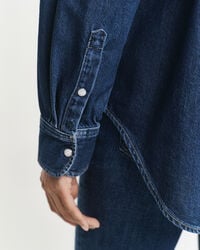 Relaxed Fit Pocket Denim Shirt