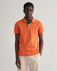 Contrast Collar Piqu&eacute; Polo Shirt