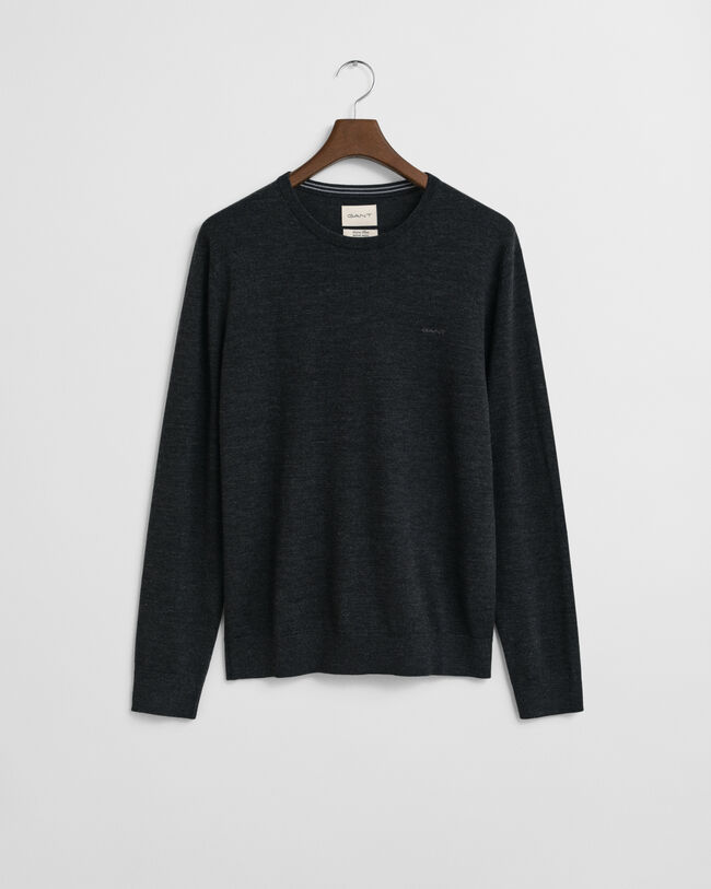 Merino Wool Crew Neck Sweater