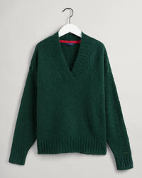 Mohair V-Neck Sweater