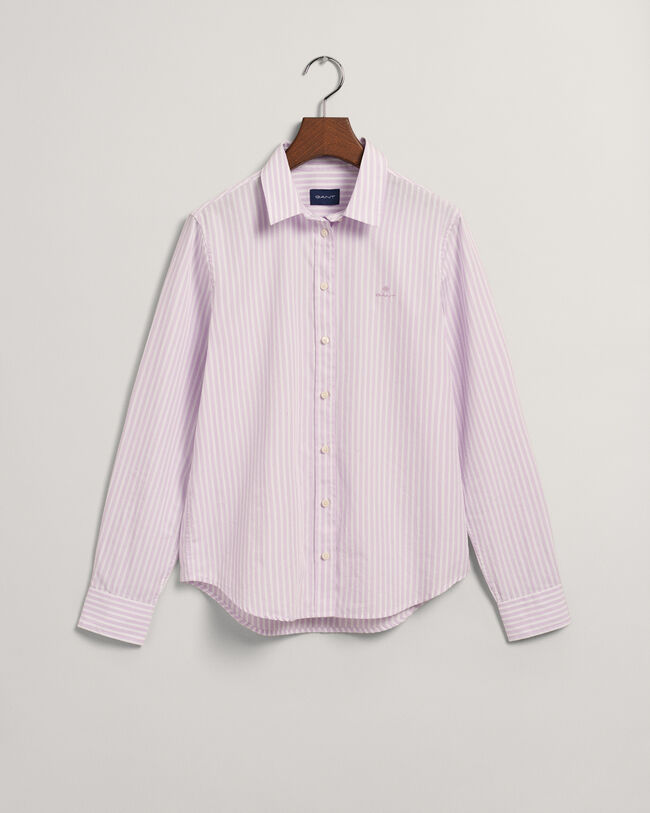 Regular Fit Striped Broadcloth Shirt
