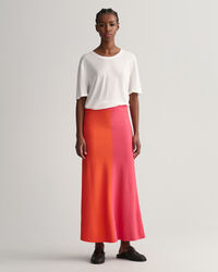 Color Block Knit Skirt