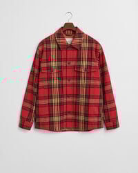 Relaxed Fit Checked Padded Overshirt