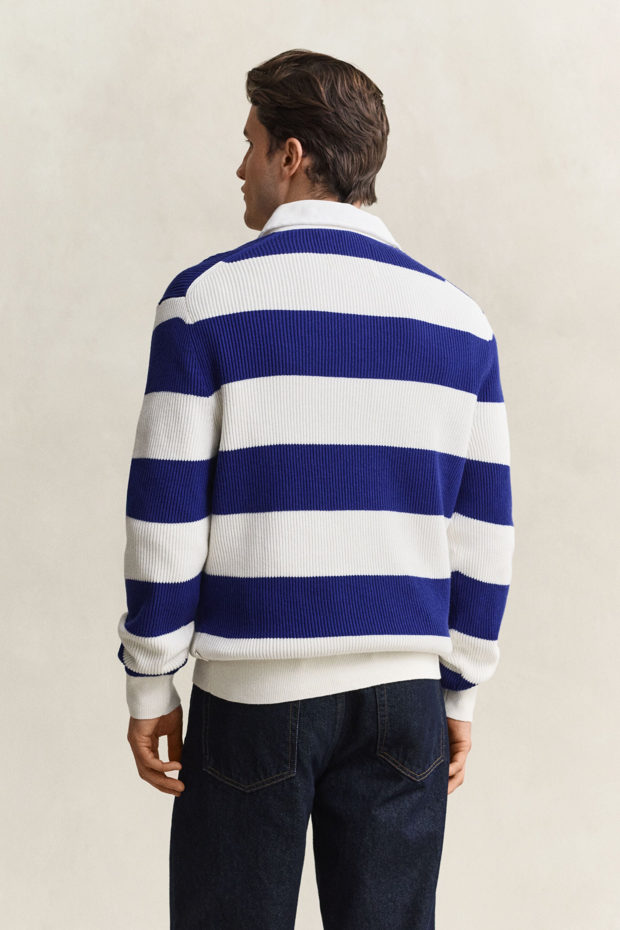Striped Cotton Merino Rugger
