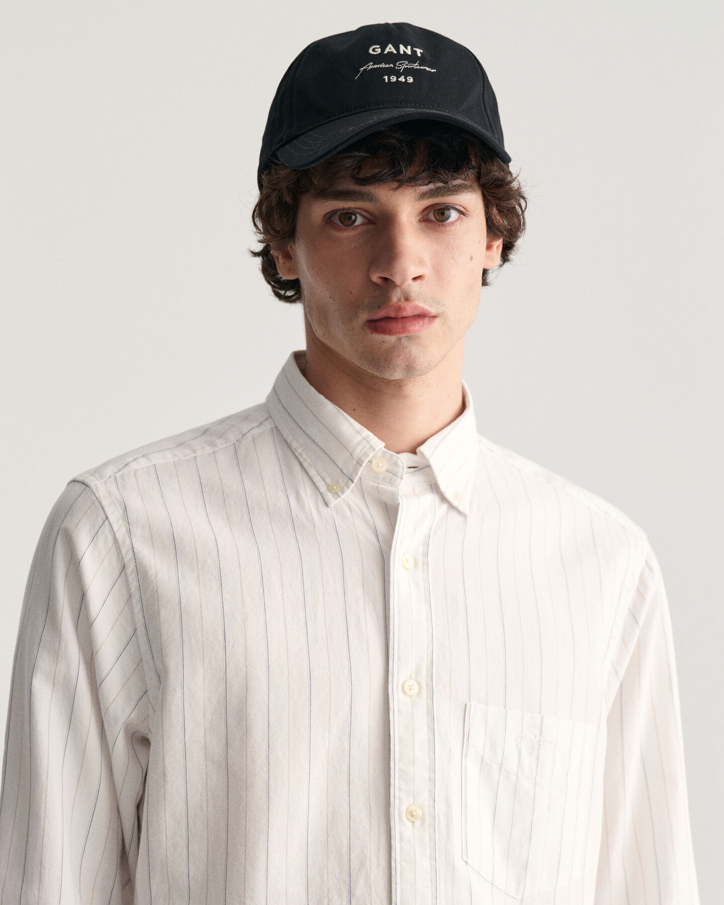 Regular Fit Striped Archive Oxford Shirt