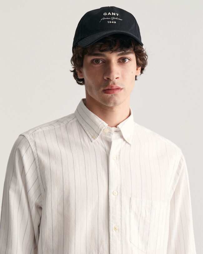 Regular Fit Striped Archive Oxford Shirt