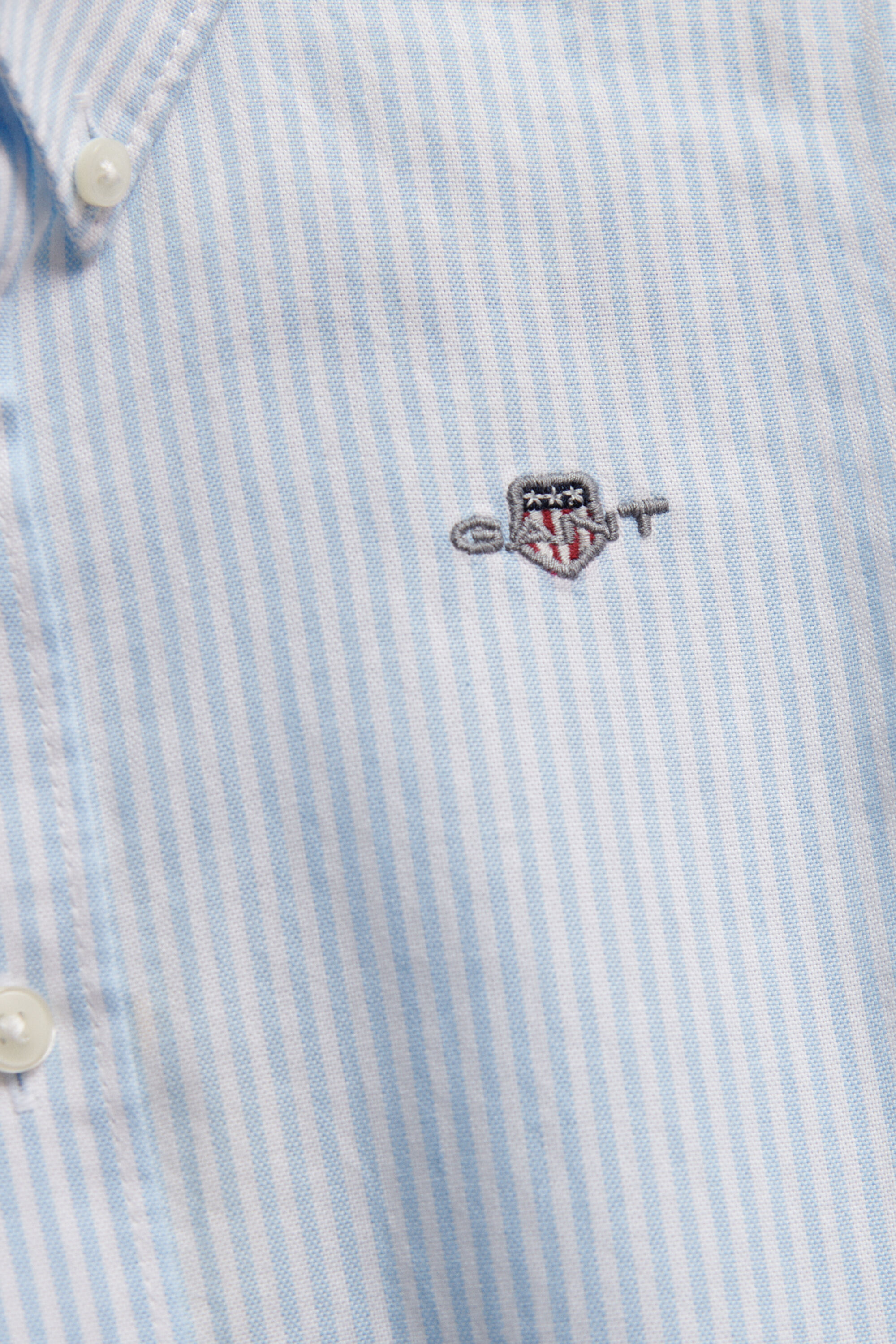 Boys Shield Striped Oxford Shirt
