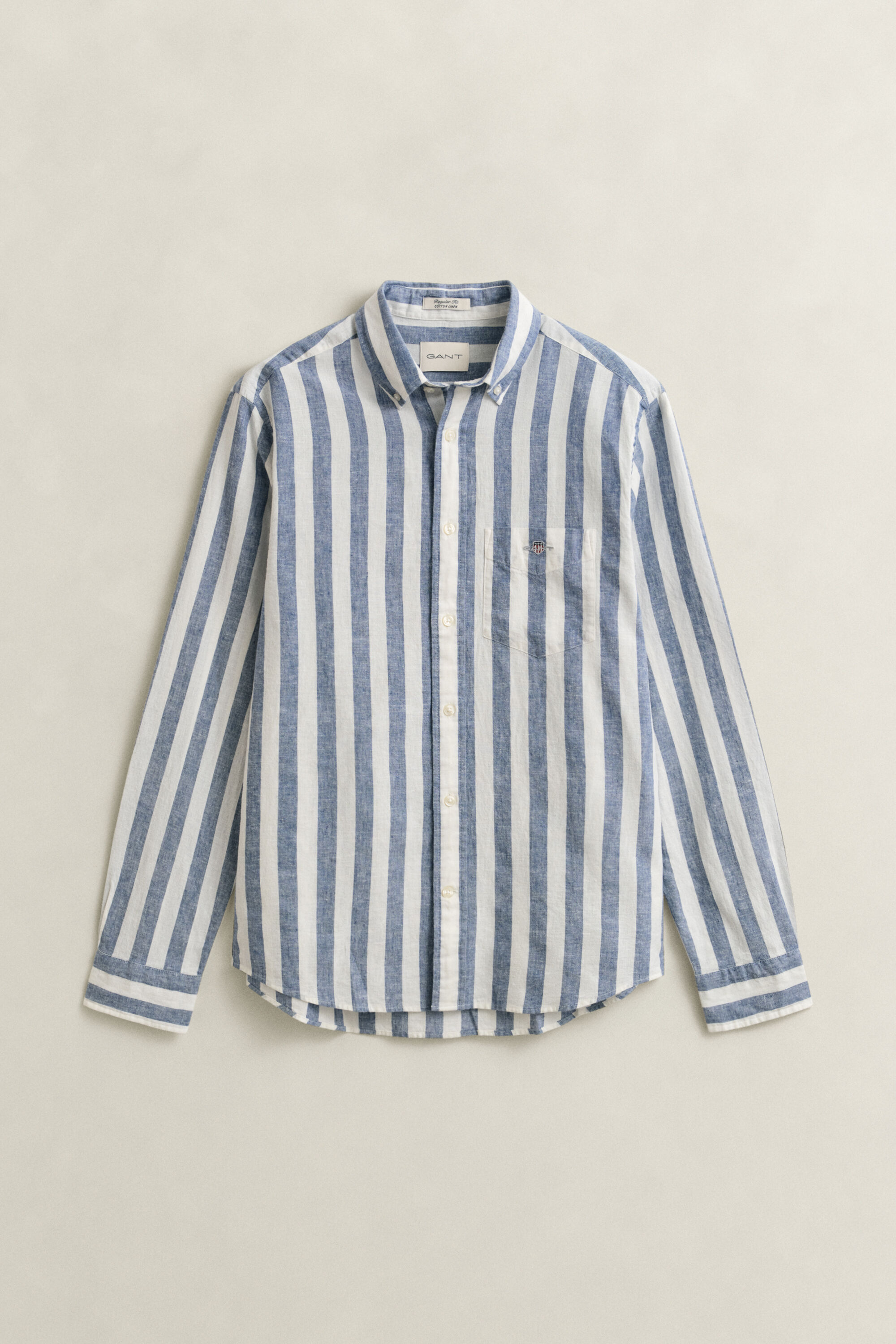 Striped Linen Blend Shirt