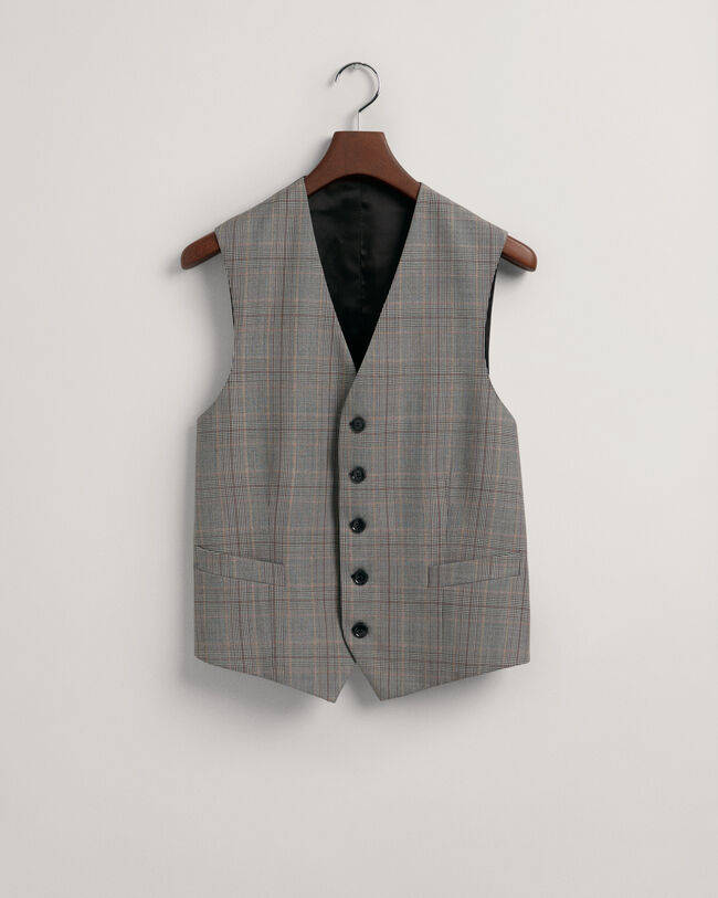 Glen Check Suit Waistcoat