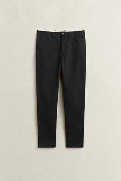 Slim Fit Comfort Chinos — BLACK 3