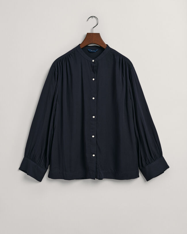 Relaxed Fit Wide Cuff Blouse