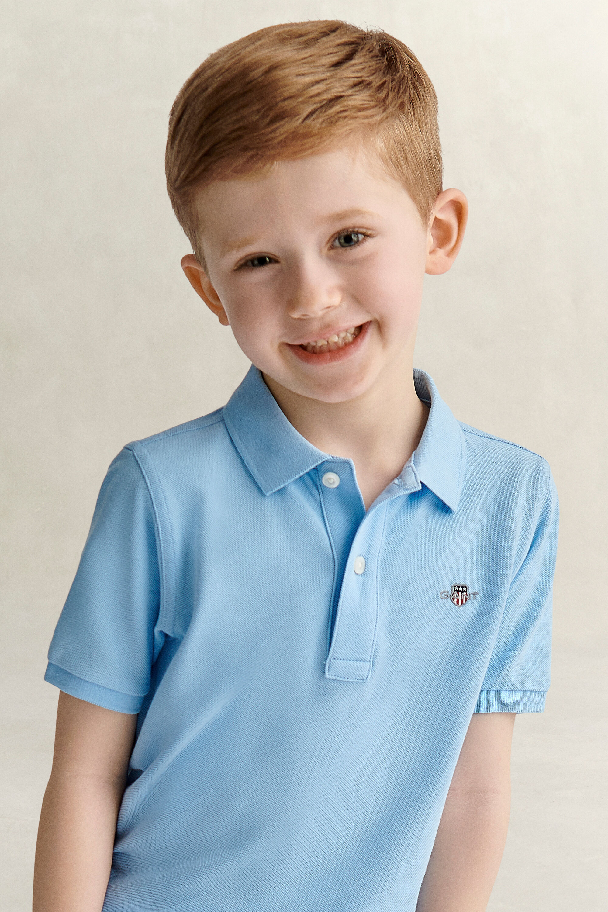 Kids Shield Piqué Polo Shirt