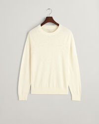 Cotton Linen Crew Neck Sweater