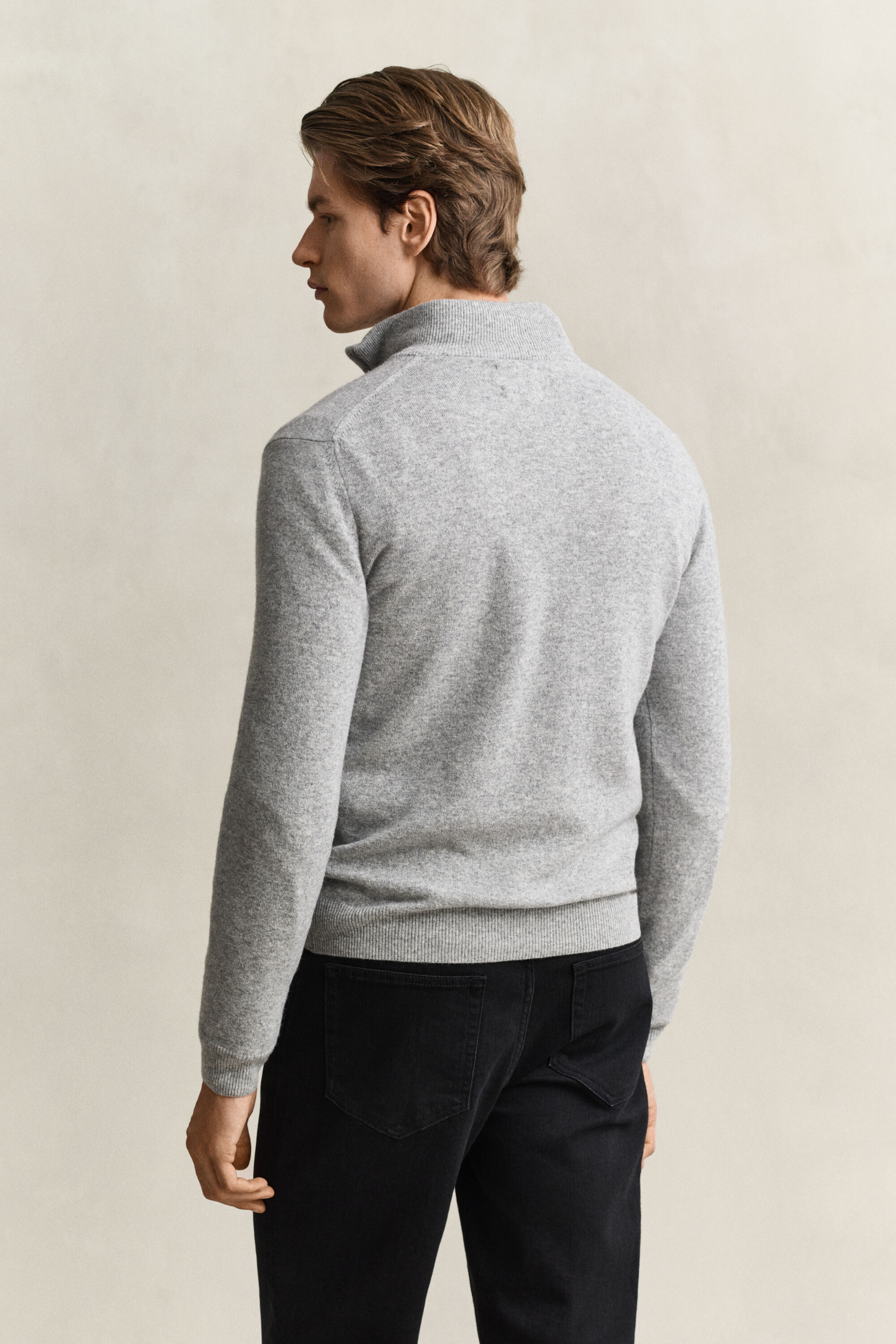 Lambswool Half-Zip Sweater