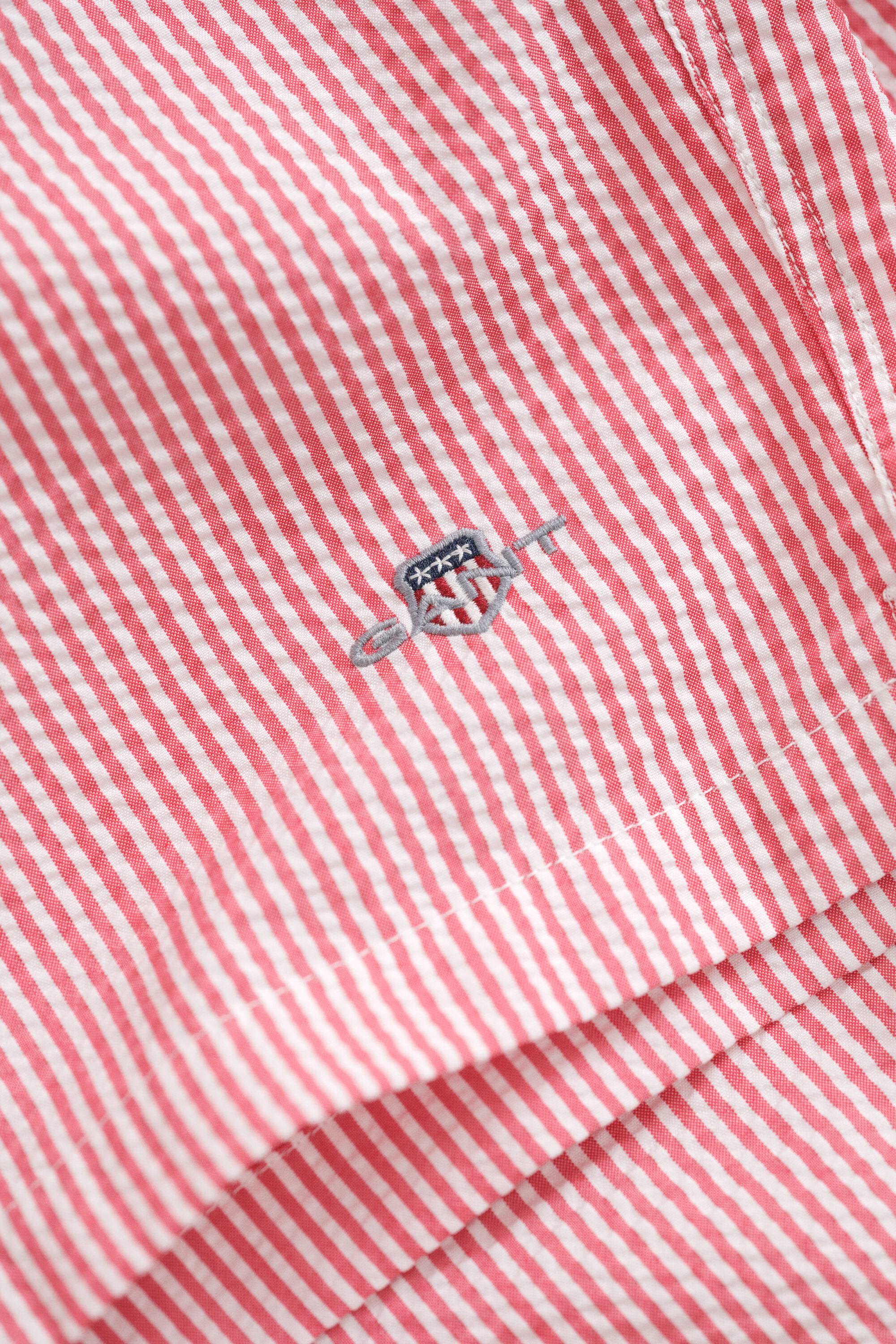 Striped Seersucker Swim Shorts