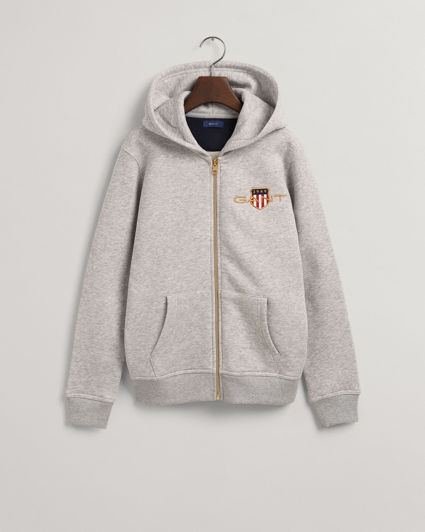 Teens Medium Archive Shield Zip Hoodie