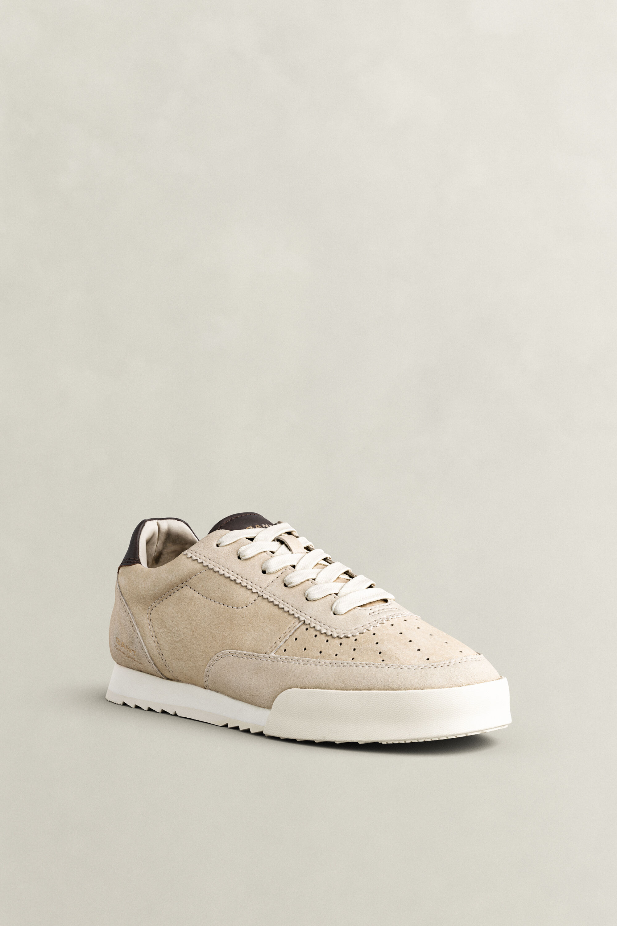 Baylle Suede Sneakers — OAT BEIGE
