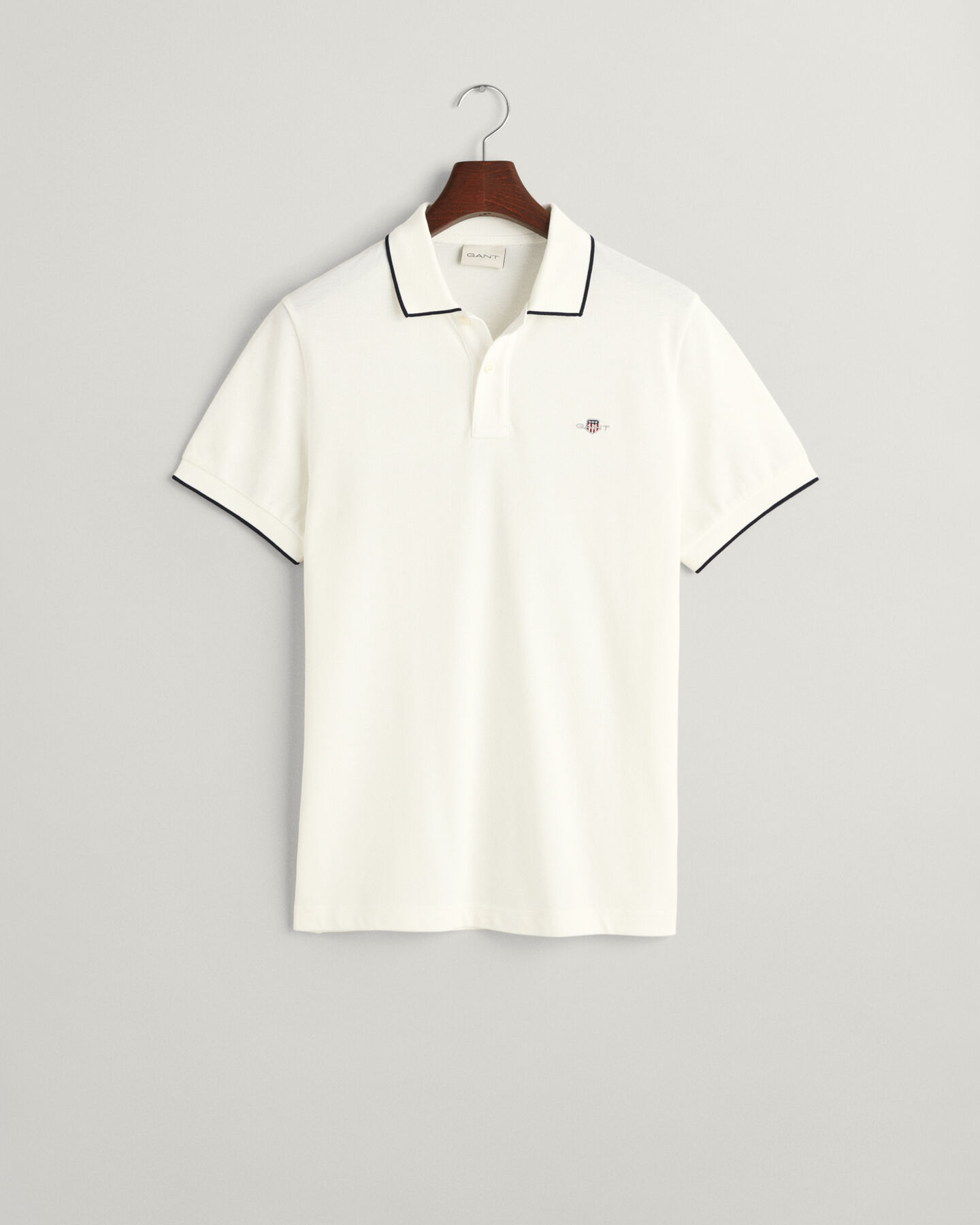 Framed Tipped Piqu&eacute; Polo Shirt