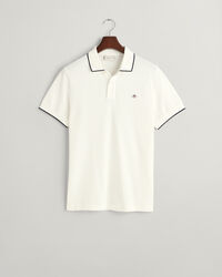 Framed Tipped Piqu&eacute; Polo Shirt