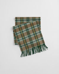 Checked Wool Scarf